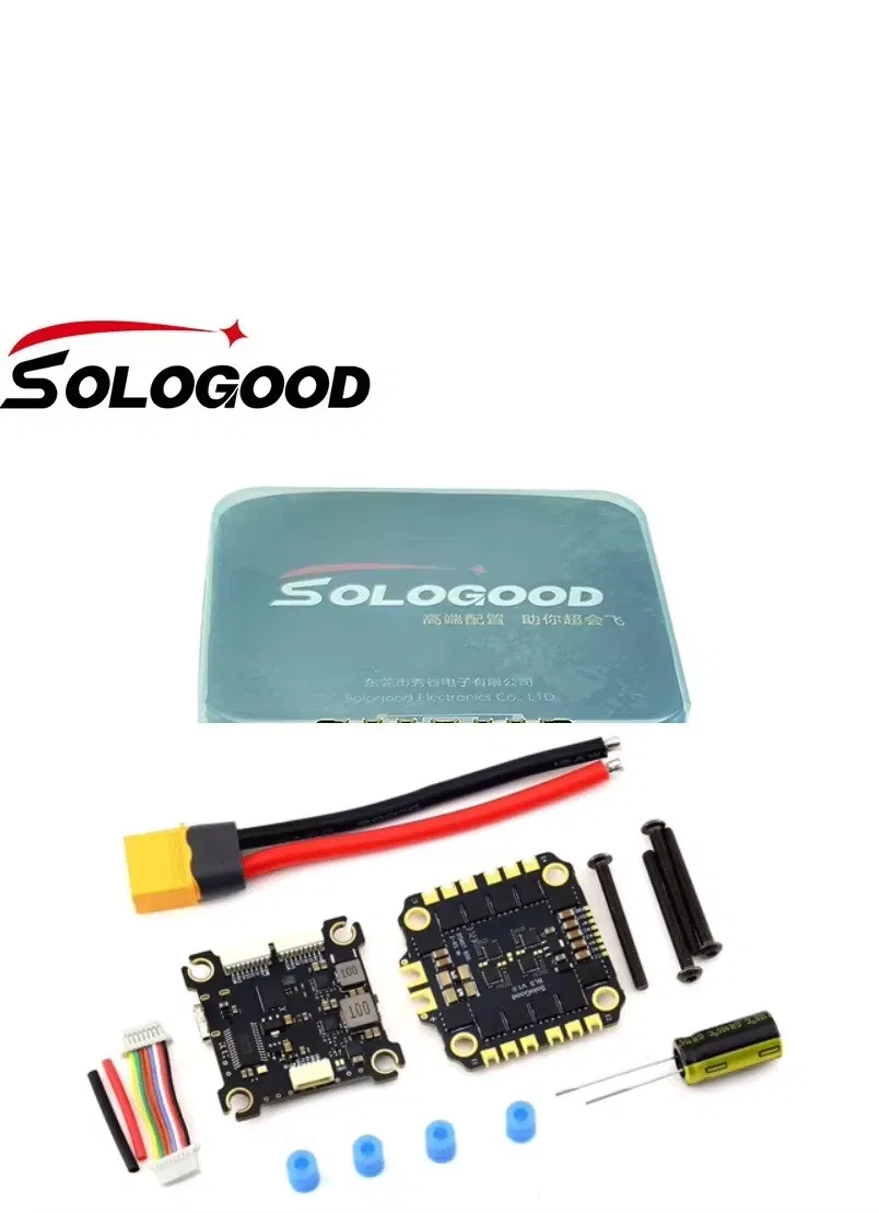 SoloGood F722 60A Stack ICM42688P F722 Flight Controller BLHELI_S 60A 4in1 ESC 30.5X30.5mm 2-6S for FPV Freestyle Drones Parts
