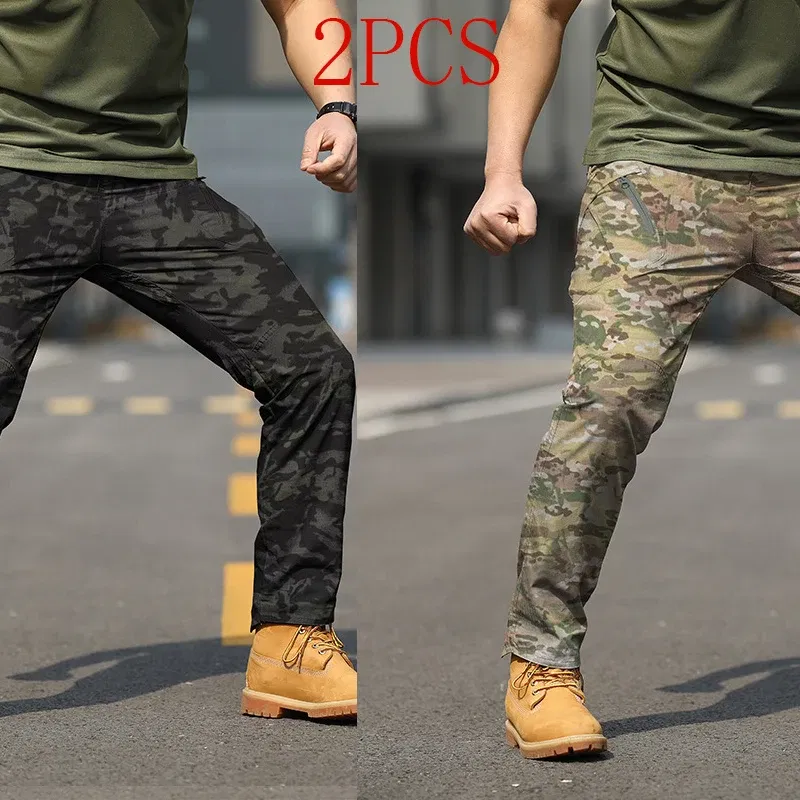 Color: Lavender, Size: XXXL - Archon X9 Tactical Pants Slim Fit Waterproof Camouflage Training Pants Spring Autumn Breathable Waterproof Overalls Loose Wear