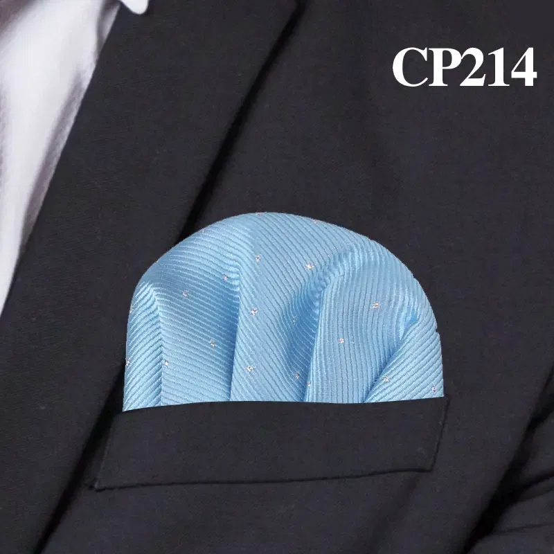 Color: Brown - Fashion Dots Suits Pocket Square For Men Business Chest Towel Hanky Gentlemen Hankies Classic Suit Napkin Mens Handkerchief