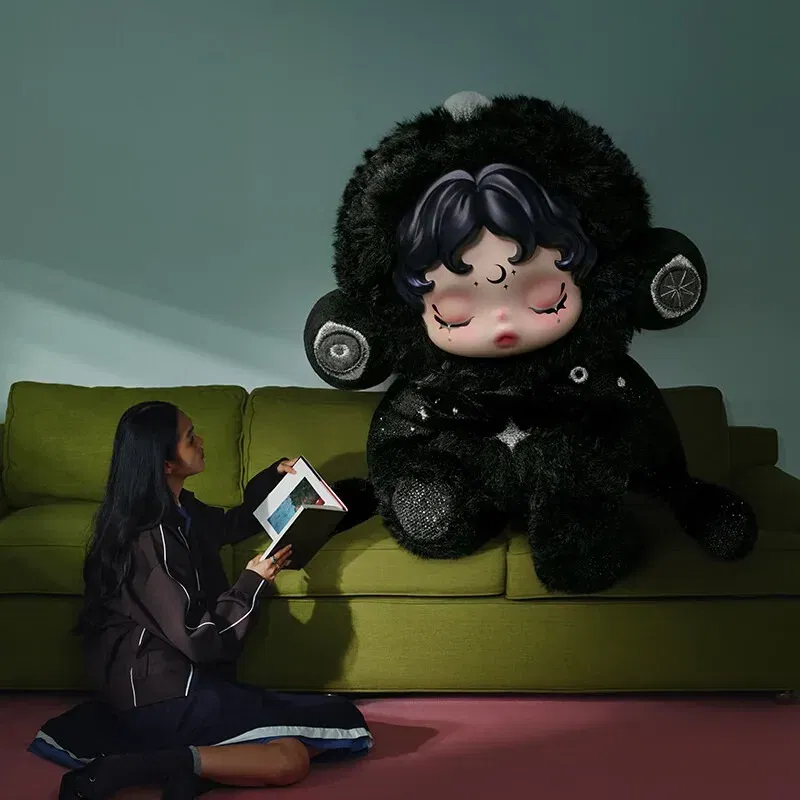 Color: GRAY - POP MART  SKULLPANDA  YOU FOUND ME Plush Keychain Blind Box Cute Collectible  Doll Pendant for Bags Surprise Gift for Fans?‹