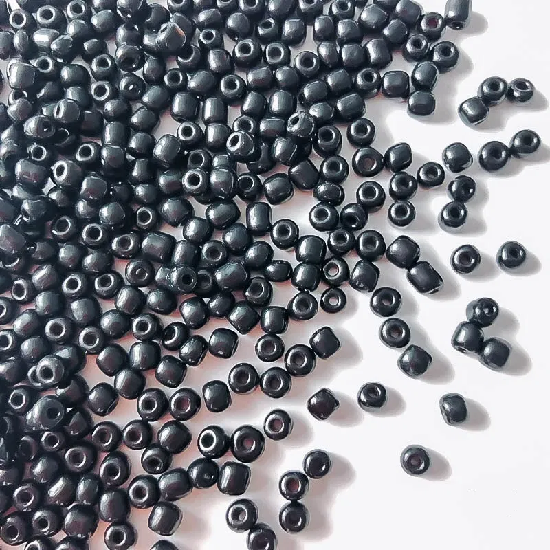 Color: Burgundy, Item Diameter: 4mm - 2mm 3mm 4mm Glass Seed Loose Beads Small Charms DIY Craft Bracelet Beads for Jewelry Making Supplies Necklace Accessories