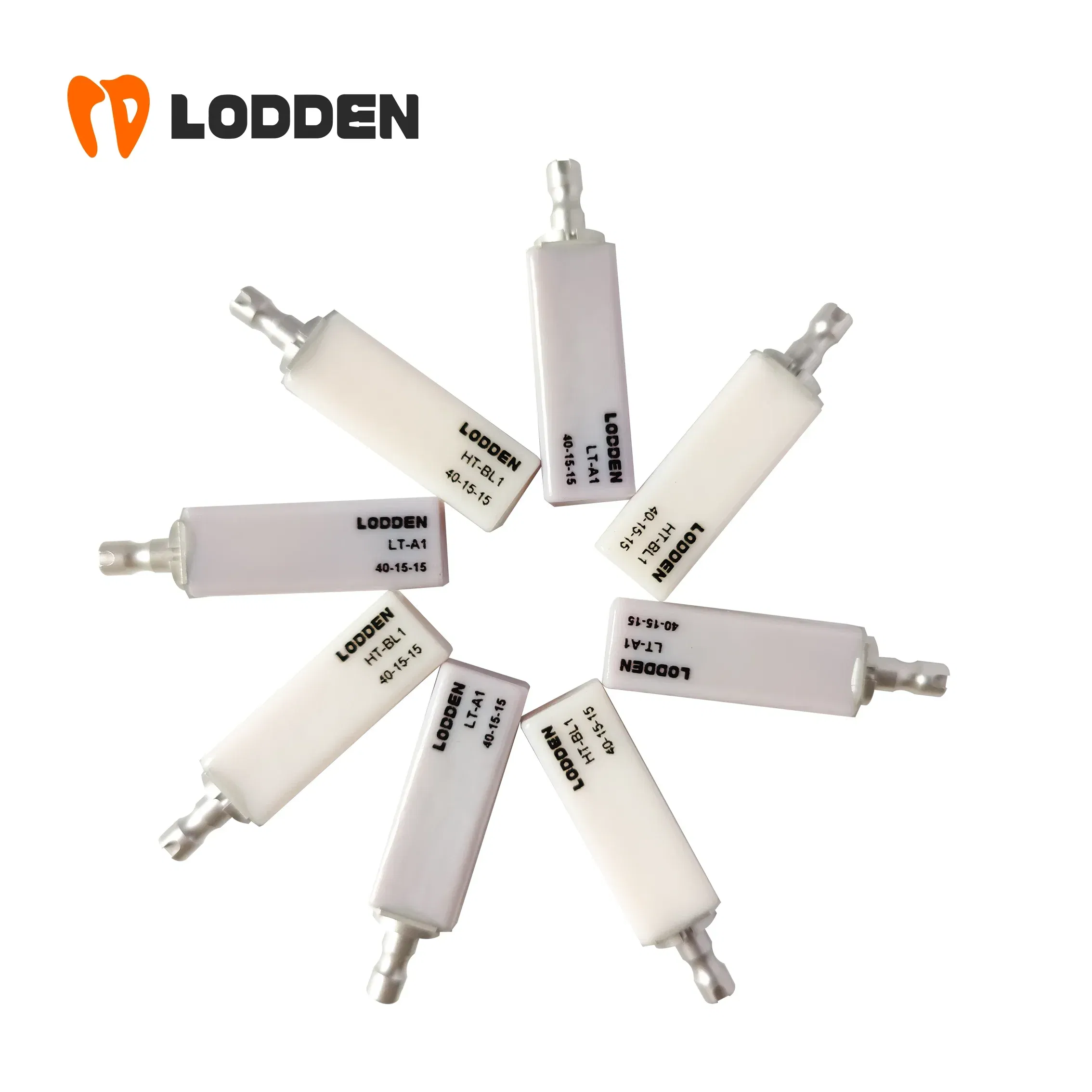 Color: Gold - 4pcs/box Dental Lithium Disilicate(Glass Ceramic) B40 Cube LT/HT for CAD CAM Inlay Veneer Crown Sirona cerec milling system