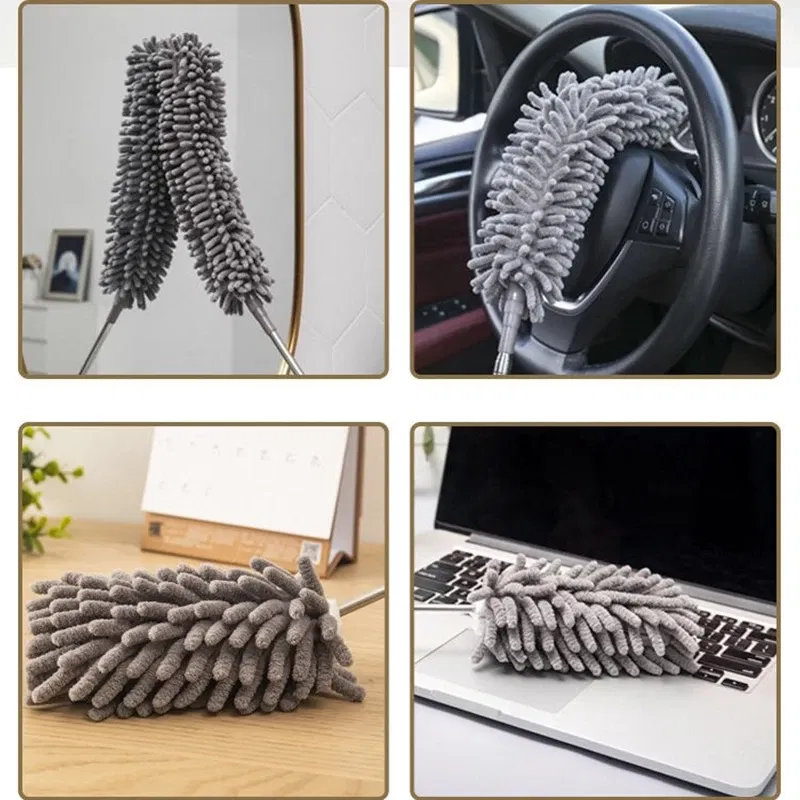 Color: WHITE, Ships From: Russian Federation - 2023 NEW Telescopic Cleaning Duster Brush Spider Web