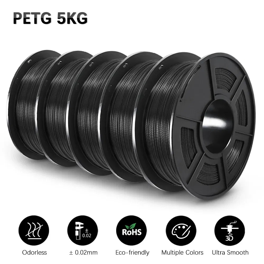 Color: Natural, Ships From: CHINA - Top 3D Filament PETG/EASY ABS/TPU/ASA Filamnet 1.75mm 5Roll 1KG(TPU 0.5KG/Roll) 3D Printer Filament for 3D Printer