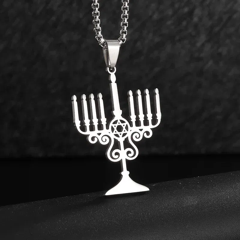 Vintage Witch Knot Necklace Stainless Steel Magic Knot Pagan Wicca Symbol Pendant for Men Women Celtic Knot Jewelry Gifts