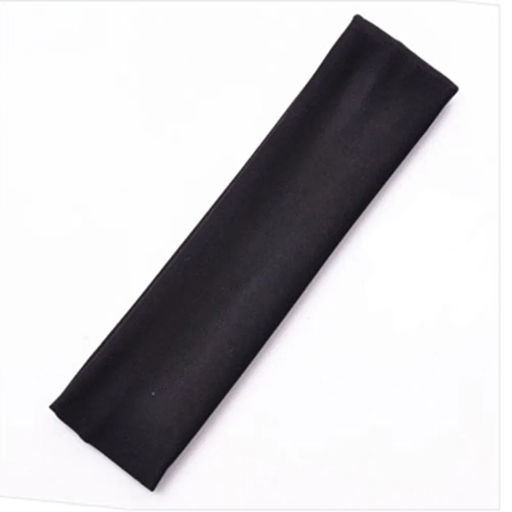Color: Blue - Fashion Sports Headbands For Women Solid Elastic Hair Bands Running Fitness Yoga Hair Bands Stretch Makeup Hair Accessories Hot