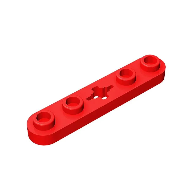 Color: Silver - Gobricks GDS-900 Plate 2 x 4 Technical, Plate 1 x 5 with Smooth Ends, 4 Studs and Center Axle Hole compatible with lego 32124