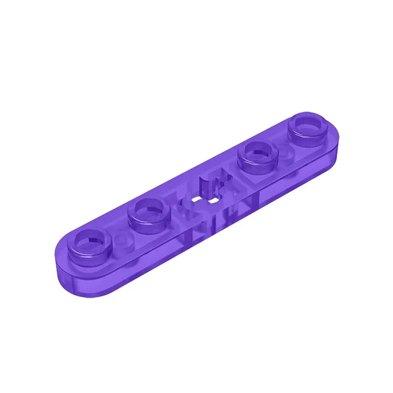 Color: Silver - Gobricks GDS-900 Plate 2 x 4 Technical, Plate 1 x 5 with Smooth Ends, 4 Studs and Center Axle Hole compatible with lego 32124