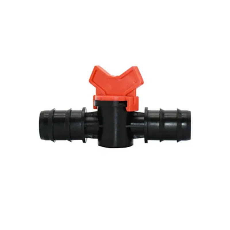 Color: Red - 1/4" 3/8" 1/2" 3/4" Garden Tap DN15 DN20  Irrigation Water Valve Mini Valve Waterstop Connectors Garden Hose Adapter 1pcs