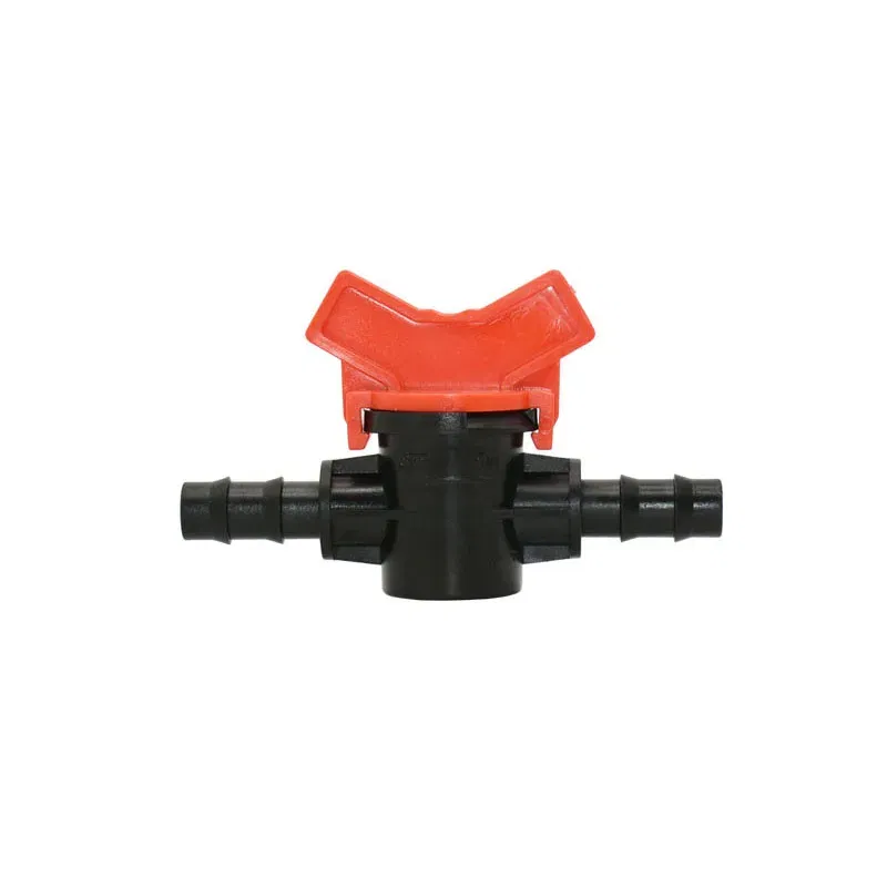 Color: Red - 1/4" 3/8" 1/2" 3/4" Garden Tap DN15 DN20  Irrigation Water Valve Mini Valve Waterstop Connectors Garden Hose Adapter 1pcs