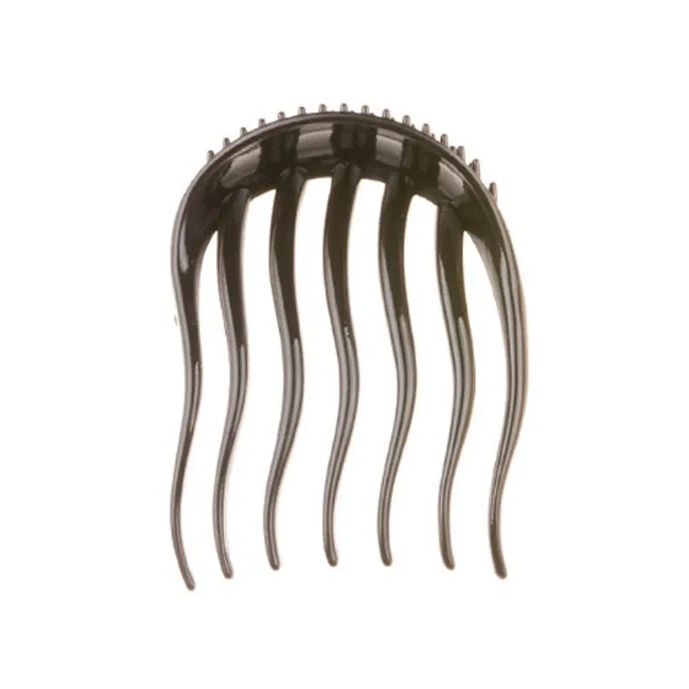 Color: black - 2022 Women Hair Styling Clip Plastic Hair Stick Bun Maker Braid Tool Ponytail Holder Girls Hairpins Hair Accessories Hair Combs