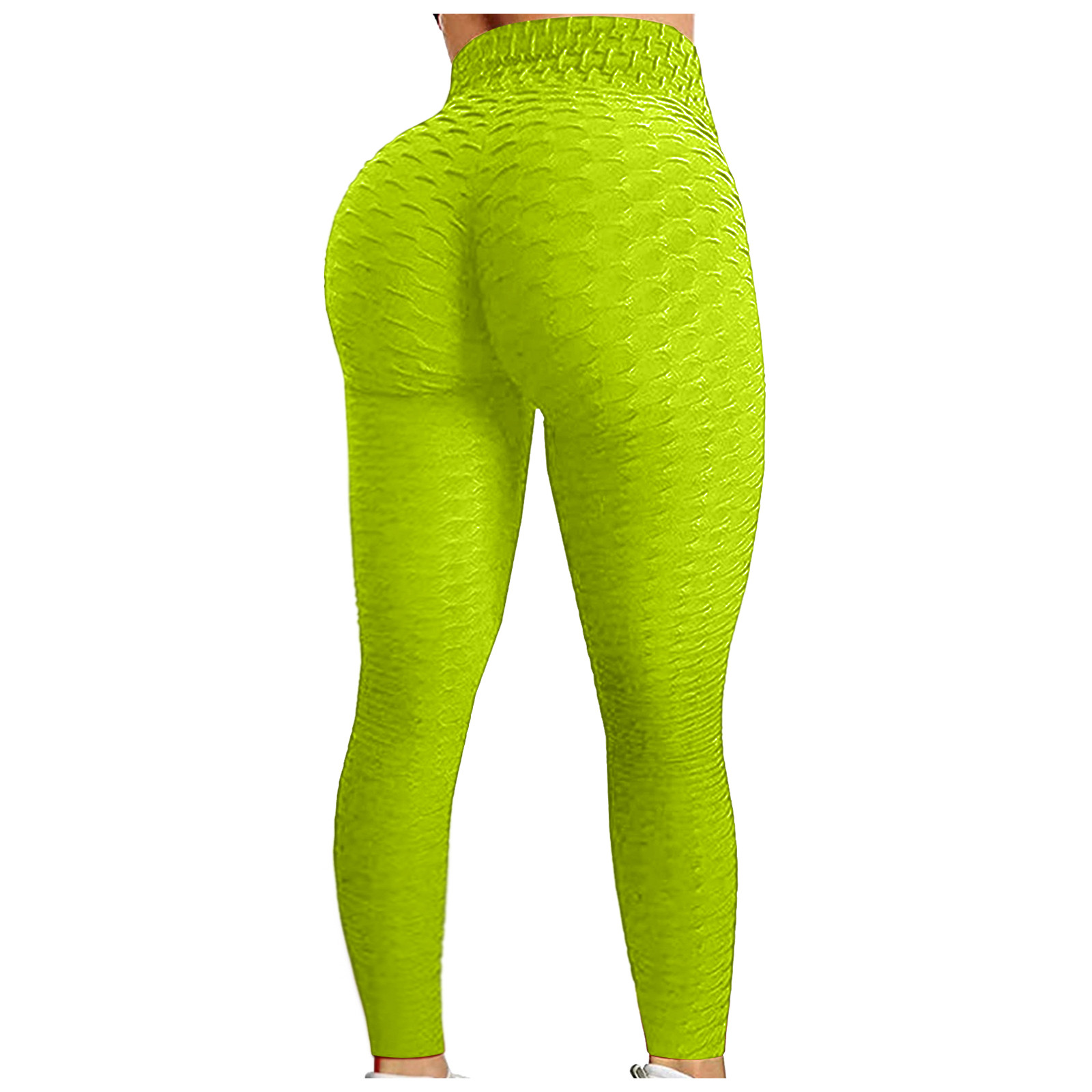 Color: SKY BLUE, Size: M - Women's Bubble Hip Lifting ExerciseYoga Pants Women  Fitness Running High Waist Gym Fitness Sports Flared Pant  Dance Trouers