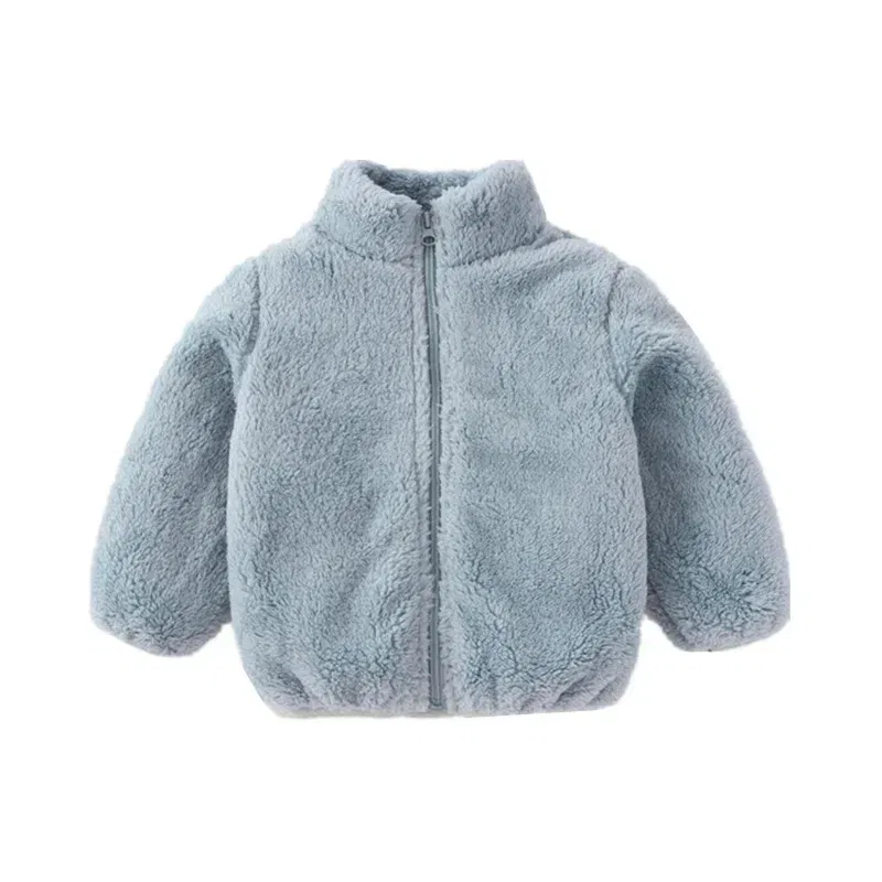 Color: Gold, Kid Size: 24M - Kids Winter Coats 2024 New Children Outerwear Boy Warm Fleece Jacket Baby Girls Jackets for Autumn Spring Children Clothing