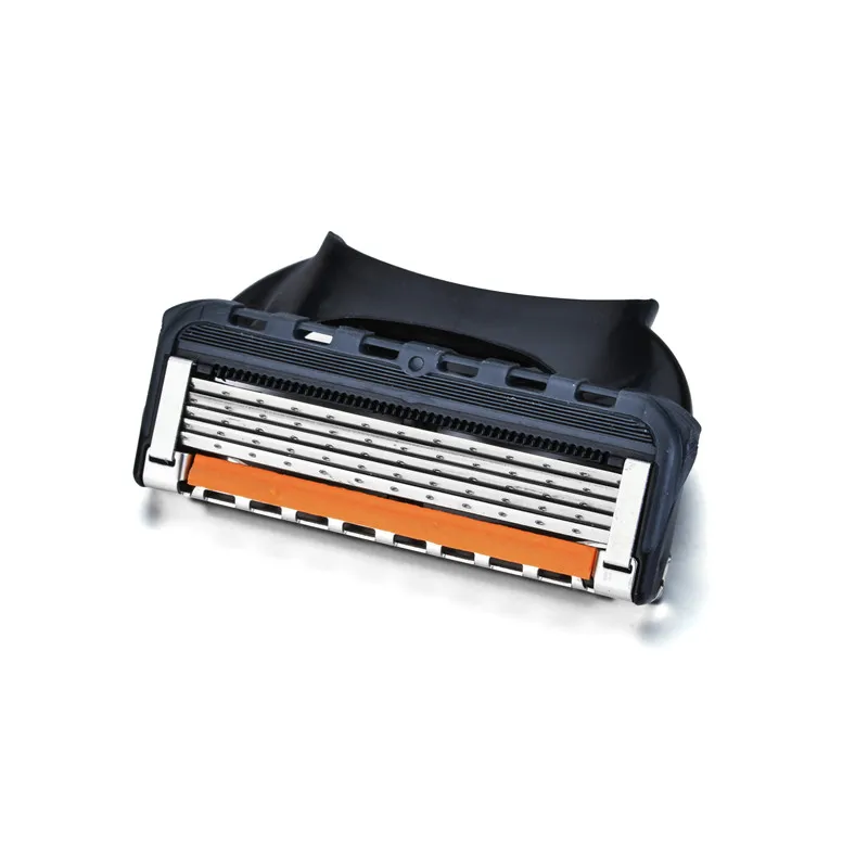 Color: black - 4/12/24 Pcs 5-layer Men's Razor Fusion Pro Power Shaving Shaver Male Face Beard Hair Trimmer 5 Layer Blades Replacement Refills