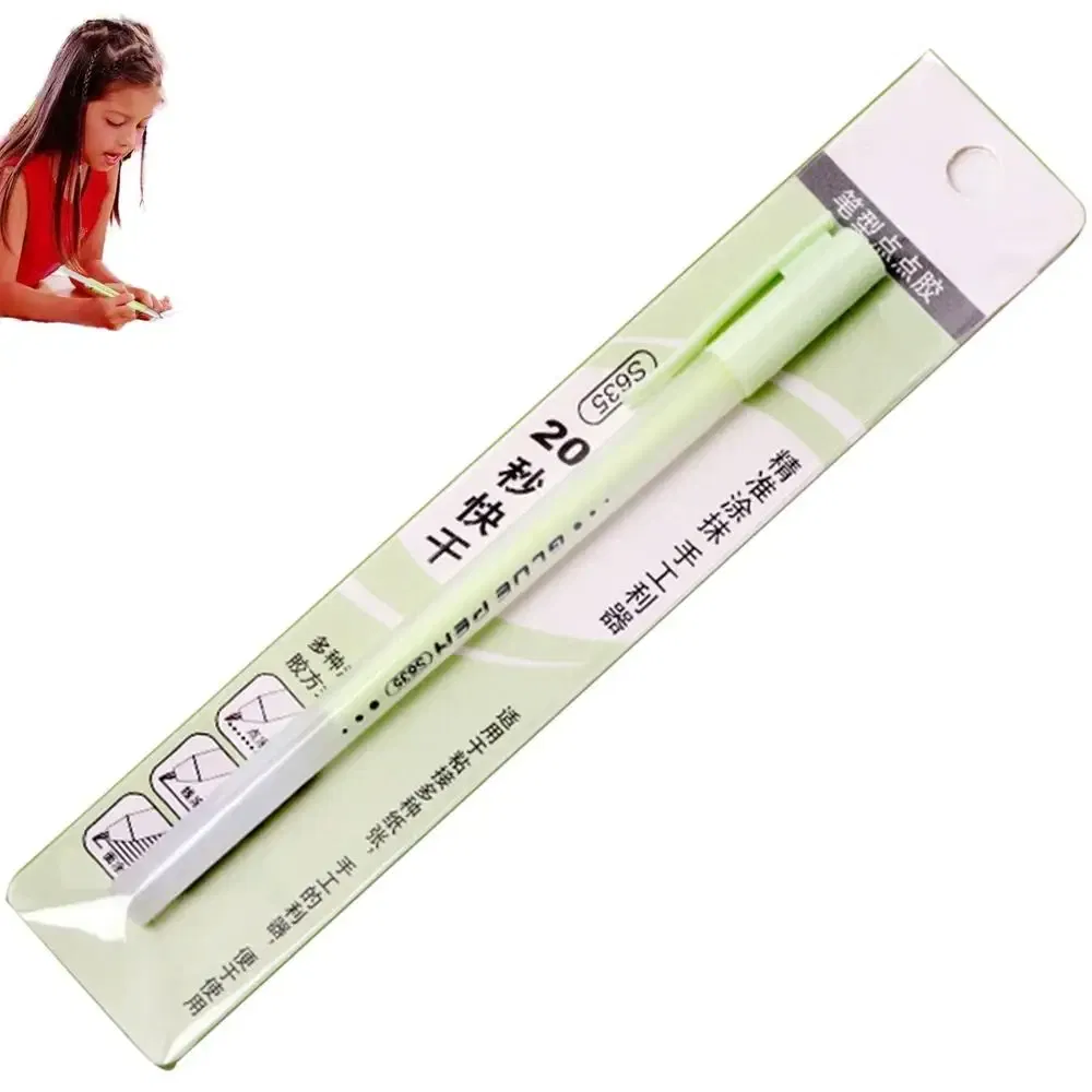 Color: REDDISH BROWN, Ships From: CN - Scrapbook Quick Dry Glue Pen Gl-ue Dots Adhesive Tool Quick Dry Papercrafts DIY Handmade Stationery Liquid Glue Pen