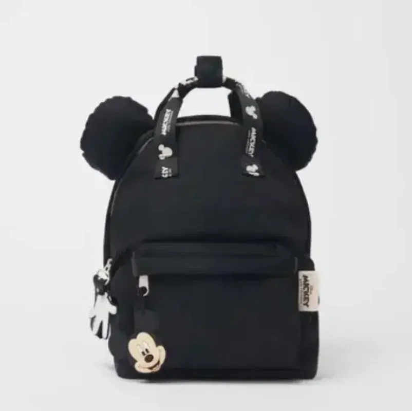 Color: Silver - Disney New Mickey Cartoon Fashion Backpack Women's Minnie Canvas School Bag Boys and Girls Fashion Large Capacity Backpack