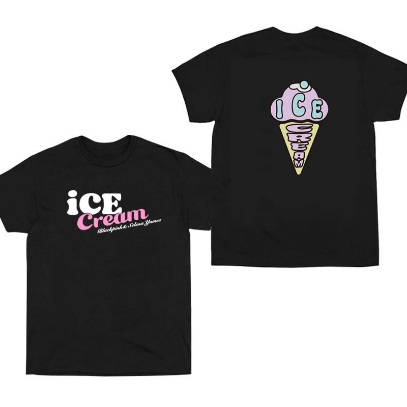 Color: army green, Size: M - 100% Cotton T Shirt Men Women T-shirt Black Print Pink Kpop Short Sleeve Casual Oversized Girl Tee Fashion Big Size Clothing