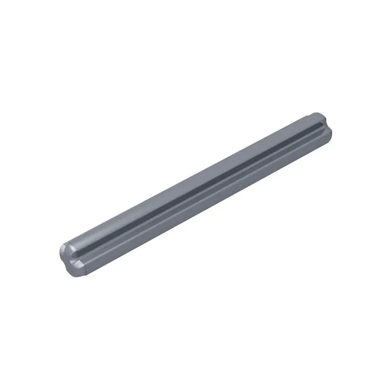 Color: Dark Khaki - Gobricks 10PCS  Technical Axle 5 compatible with 32073 pieces of children's toys Assembles Building Blocks Technical Parts