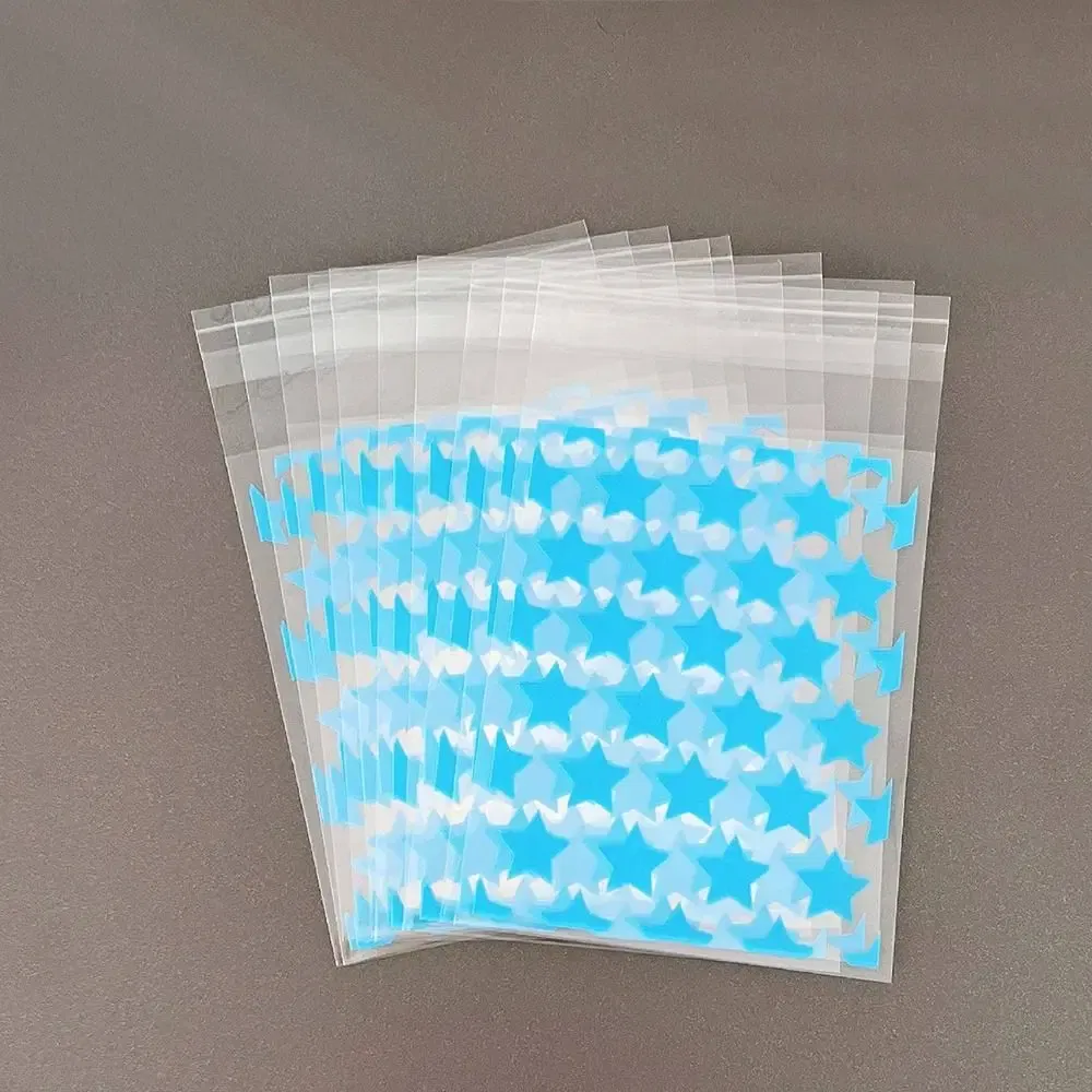 Color: Olive, Gift Box Size: 5x5x5cm - 50 PCS 10x8cm Gift Packaging Bags Waterproof Idol Card Peripheral Storage Gift Pouch Creative Star Jewelry Self-adhesive Bag