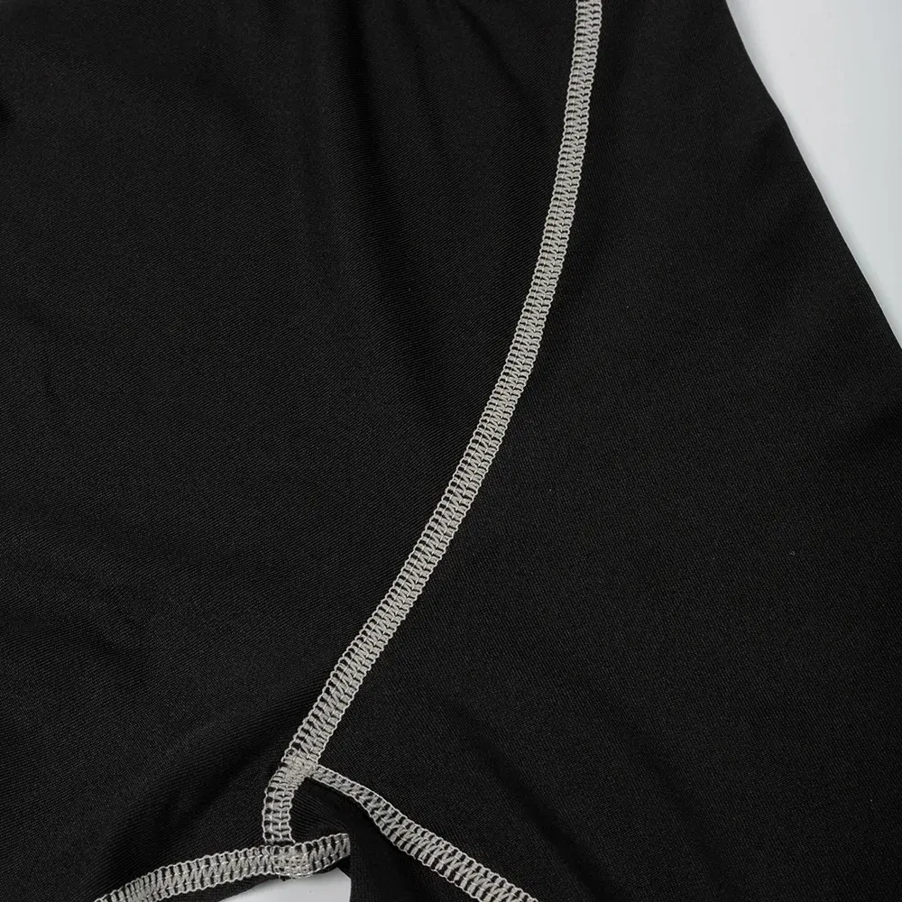 Color: Blue, Size: XXXL - Men's Quick Dry Running T-shirt Workout Compression Shirt Turtleneck Long Sleeve Rash Guard Gym Base Layer Athletic Undershirt