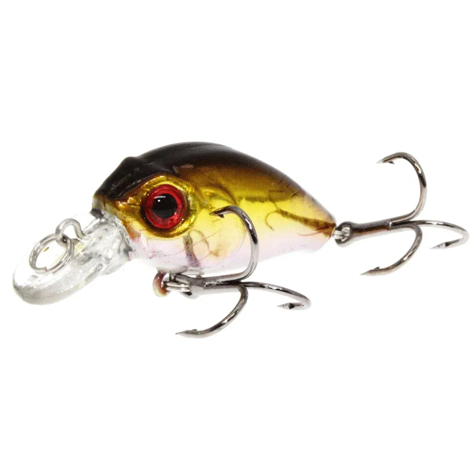 Color: Light Grey - 1PCS Wobblers Quality Crankbait Simulation Fishing Lure 4.5cm 3.8g Jerkbait Floating Hard Bait Bass Carp Pesca Fishing Tackle