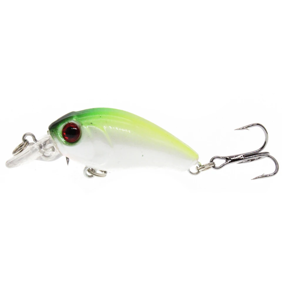 Color: Light Grey - 1PCS Wobblers Quality Crankbait Simulation Fishing Lure 4.5cm 3.8g Jerkbait Floating Hard Bait Bass Carp Pesca Fishing Tackle