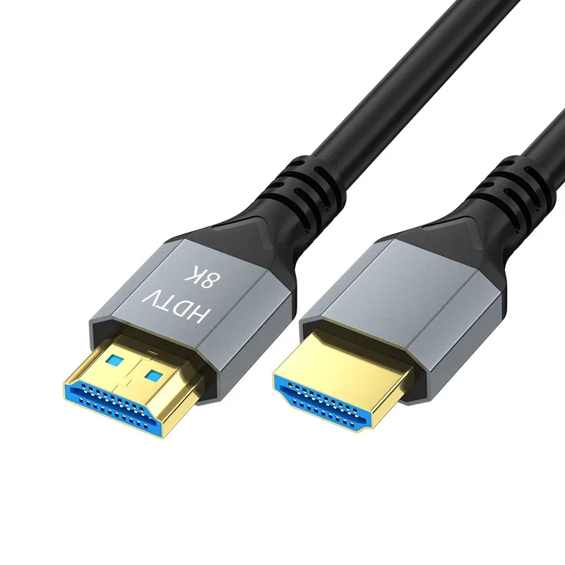 Color: Blue, Length: 2m, Ships From: CHINA - 8K HDMI 2.1 Cable 4K@120Hz 8K@60Hz 48Gbps EARC ARC HDCP Ultra High Speed HDR For RTX Video Cable PC Laptop Projector HD TV PS5