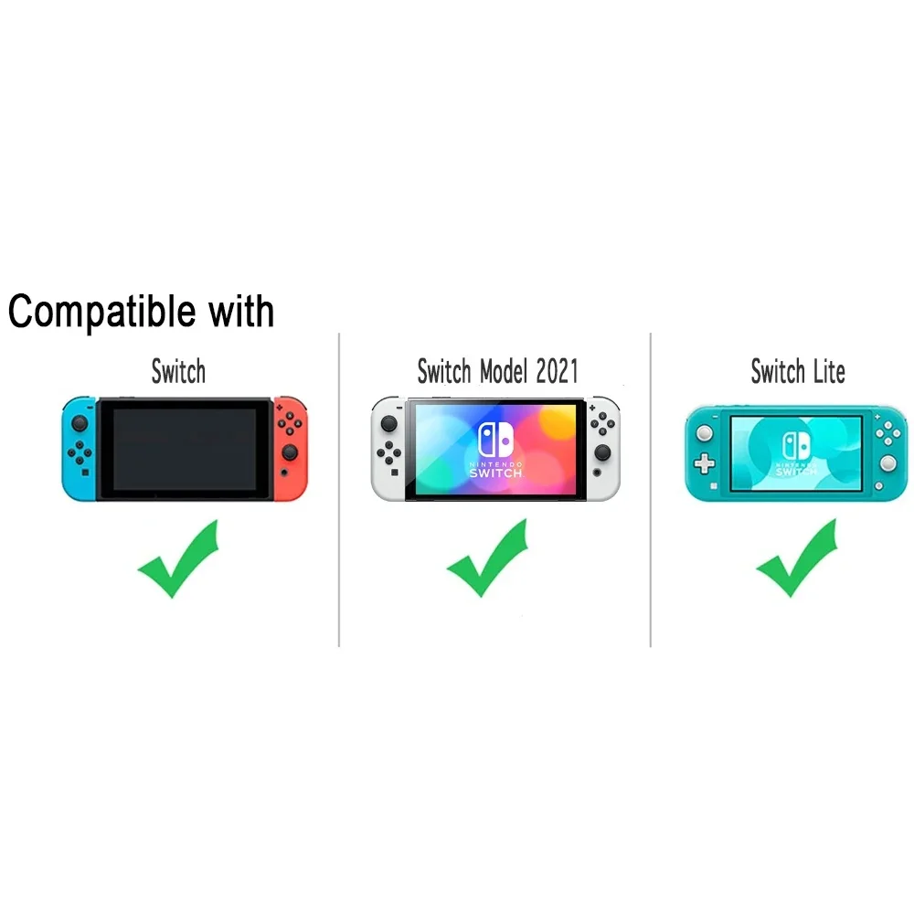Color: Red - 8pcs Cartoon Silicone Analog Thumb Grip Caps Compatible with Nintendo Switch OLED/Switch Lite/Switch Joystick Protective Cover