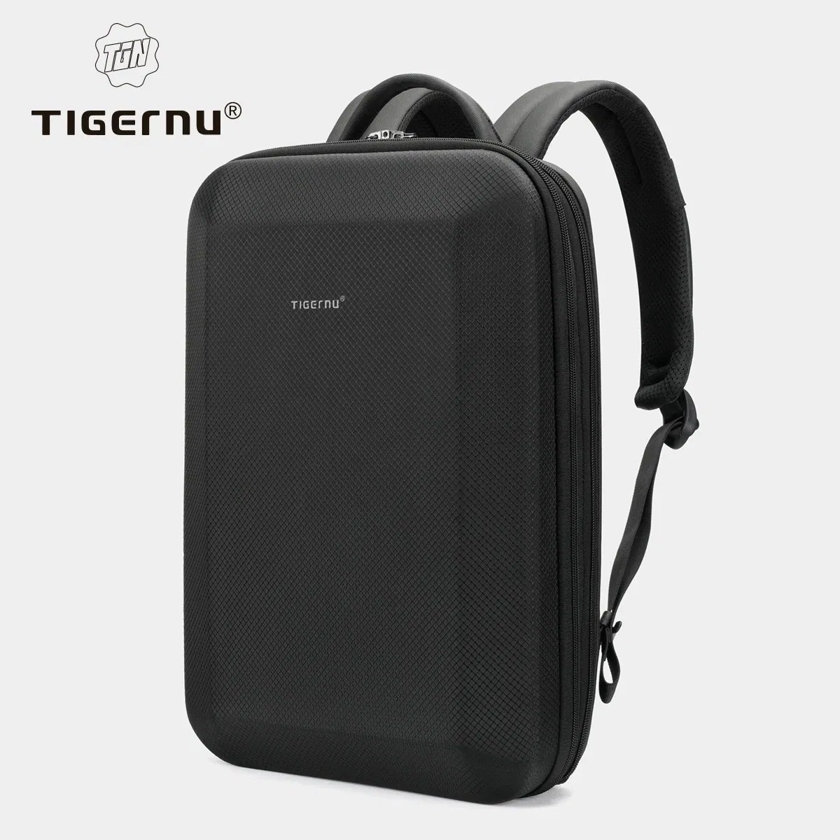 Color: Beige, Ships From: CHINA - Tigernu Men Backpack 15.6 17inch Laptop Backpacks Bag Thin Backpack Anti-theft Bag Male Travel Backpack School Backpack Business
