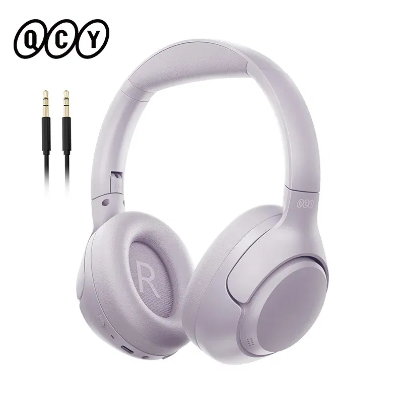 Color: WHITE, Ships From: CHINA - New! H3 ANC Wireless Headphones Bluetooth 5.4 Hi-Res Audio Over Ear Headset 43dB Hybrid Active Noise Cancellation Earphones 60H
