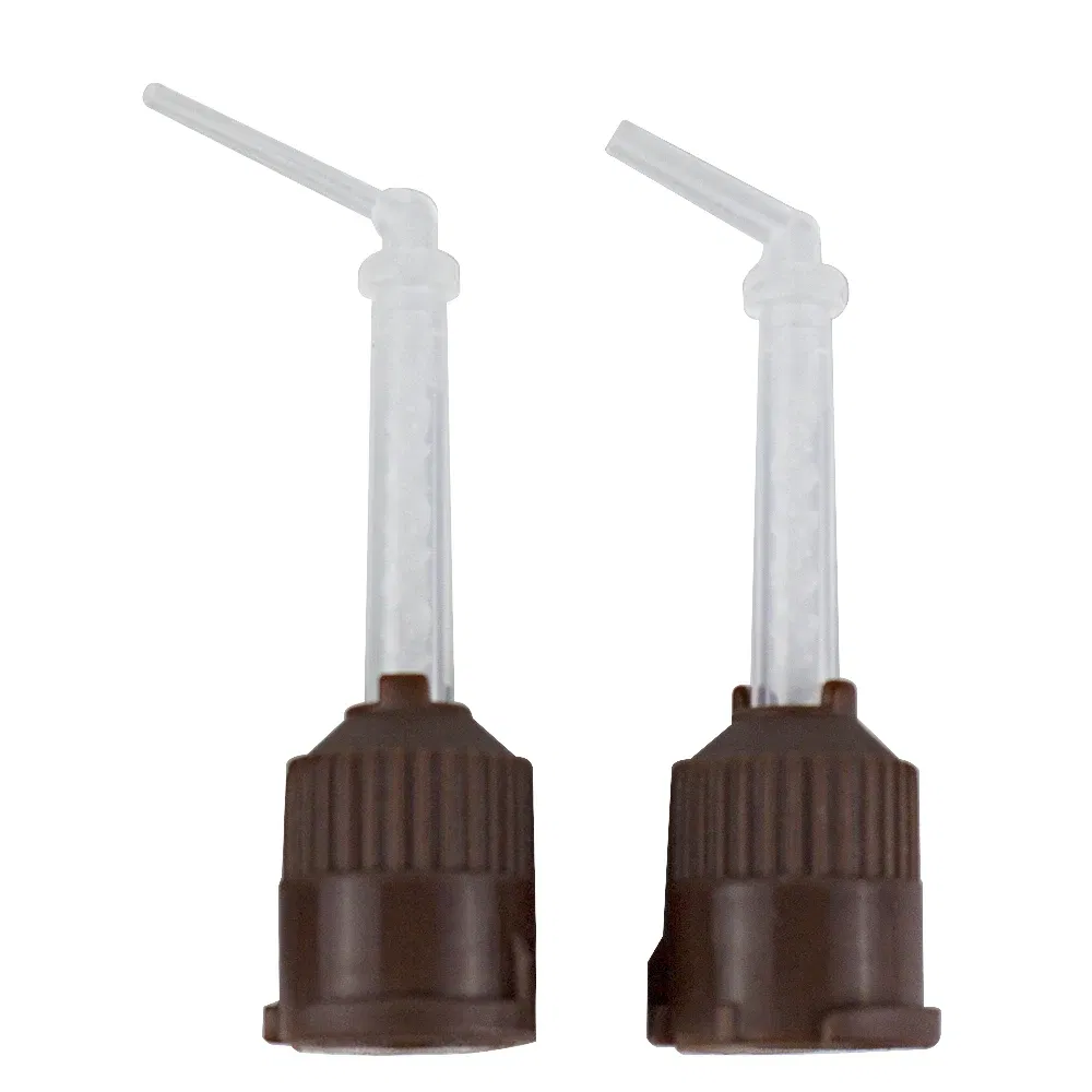 Color: Silver, Ships From: CN - 50 pieces/batch of dental mixed head printing materials, laboratory denture color tubes, disposable silicone rubber injection