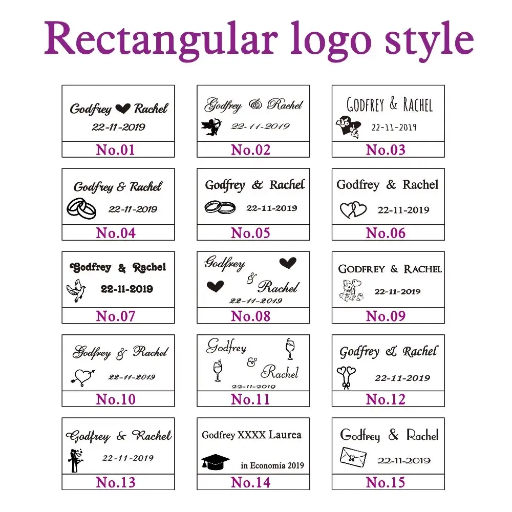 Color: Orange - 2024 Custom Logo Blank Round Rectangle Wooden Key Chain DIY Promotion Wood Keychains Wedding Gift