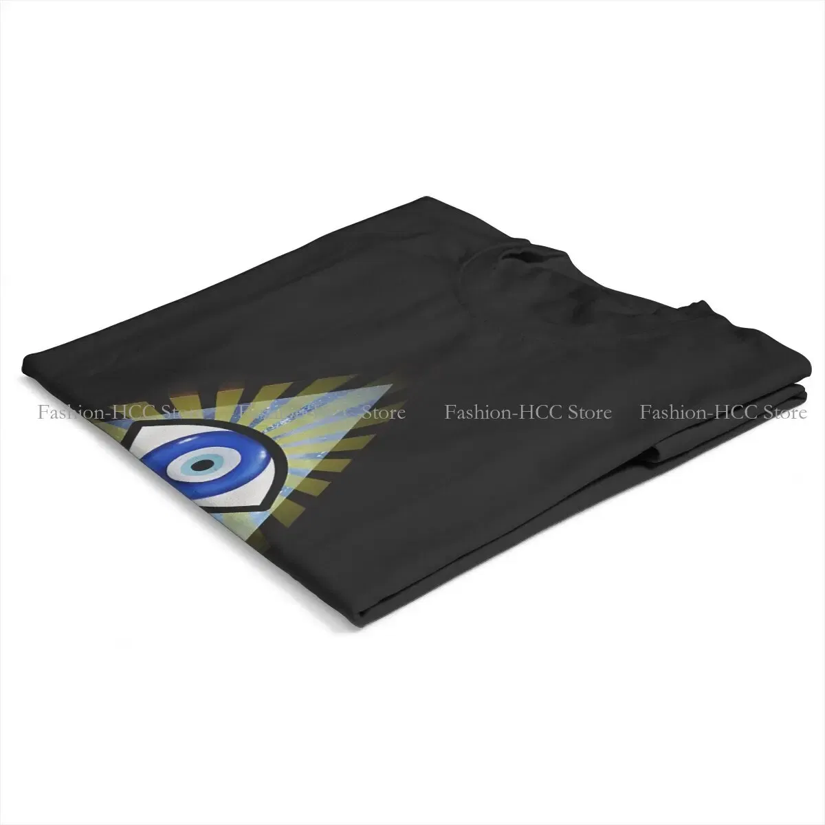Color: WHITE, Size: XXXL - Evil Eyes Polyester TShirts Evil Eye Protection - All Seeing Eye Personalize Homme T Shirt Hipster Tops