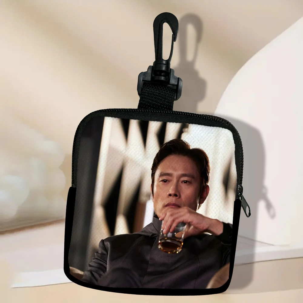 Color: Burgundy - Lee Byung Hun Women Coin Purse Card Key Mini Purses Pouch Small Zipper Coin Purse Card Holder Wallet Bag 3.3