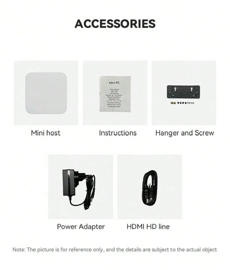 Color: WHITE, Ships From: CHINA - New T8 Pro Plus Mini PC Intel Celeron N5095 N100 Desktop Gaming Computer 8GB 16GB 256GB 512GB DDR4 DDR5 WIFI5 BT4.2