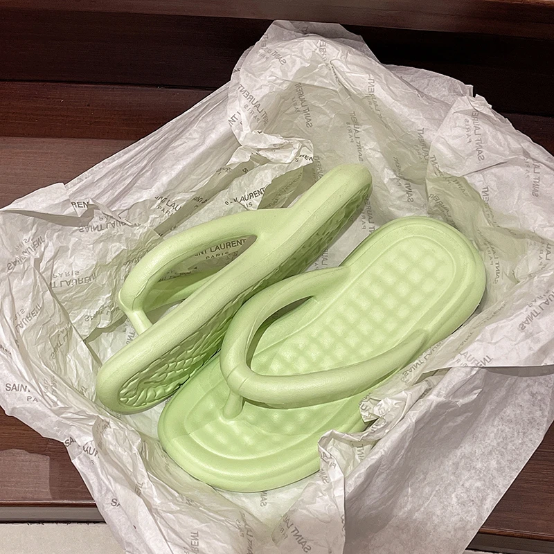 Color: Beige, Shoe Size: 38 - Soft-Bottomed Ladies Slippers - Suitable for Four Seasons, Offering a Smooth Step 7072