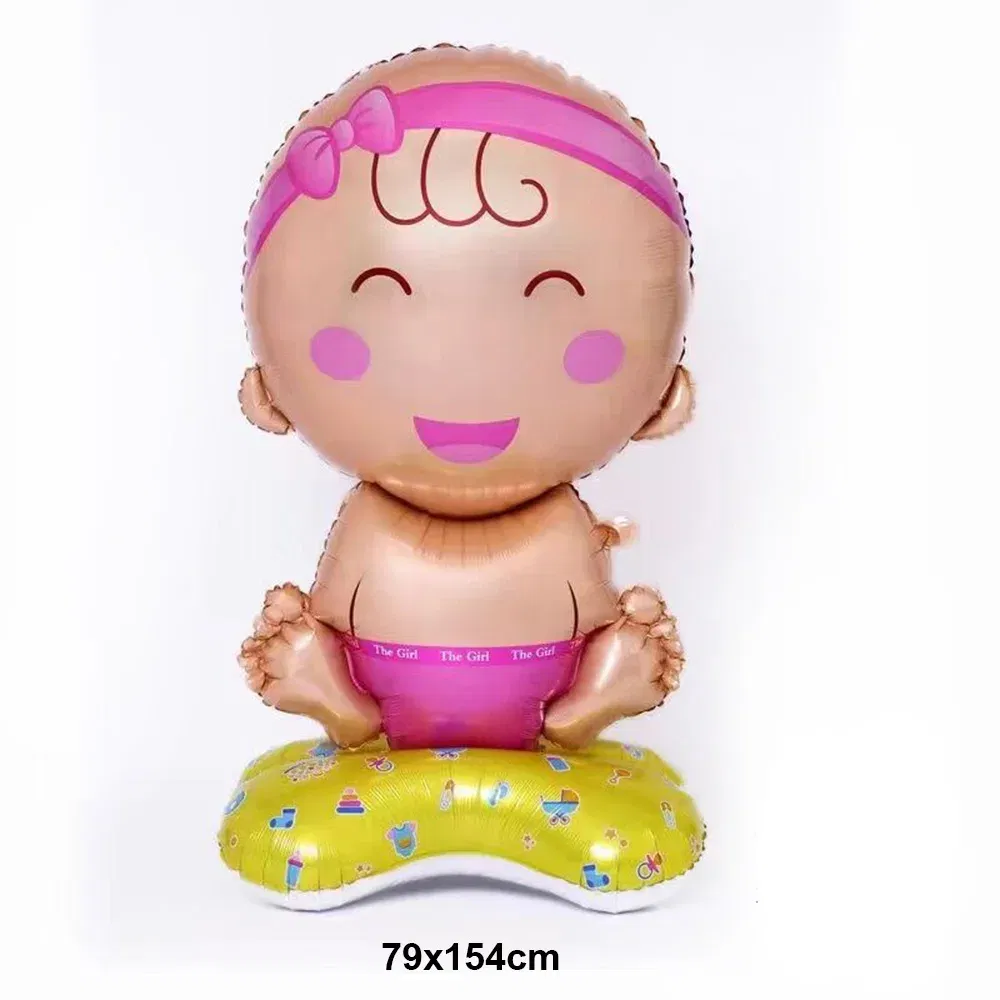 Color: SKY BLUE - Gender Reveal Party Decorations Disposable Tableware Plates Cups Napkins Tablecloth Boy Girl Balloon Fringe Curtain