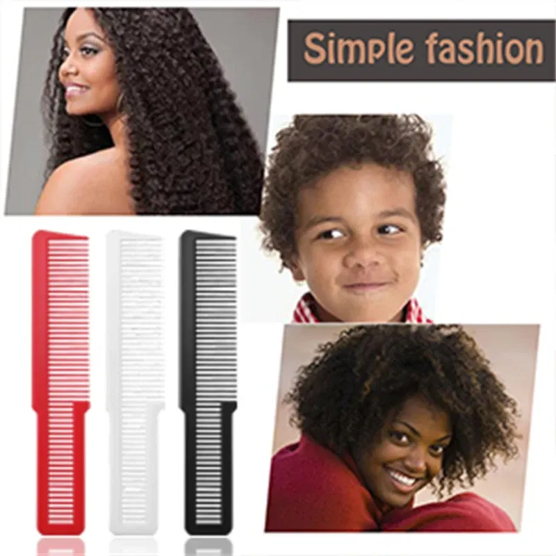 Color: Rose Red, Ships From: CN - 9 Color Plastic Anti-Static Tangle Women Hairdressing Comb Ultra Thin Professional Hair Cutting Brush Hair Care Styling Tools
