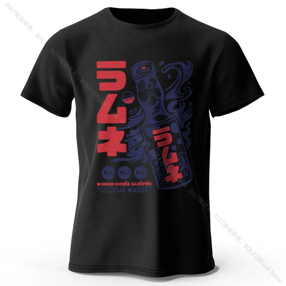 Color: black, Size: L - Men's Anime Character Printed 100% Cotton T-Shirt, Soft Fabric Round Neck Short Sleeve Tee, Unisex Harajuku