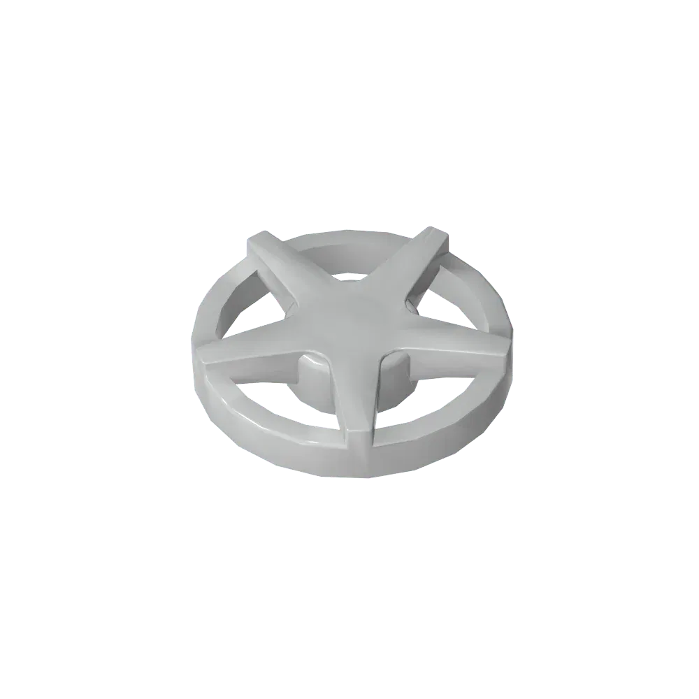 Color: wood - Gobricks GDS-21242 Wheel Cover 5 Spoke - for Wheel 18976 compatible with lego 18978A Assembles Building Blocks children's toys