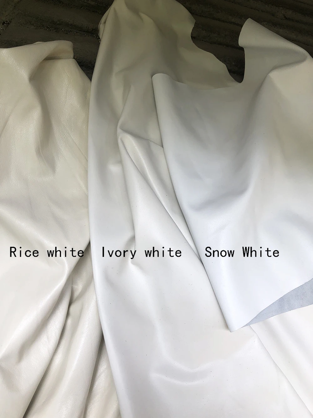 Color: green, Gloves Size: 7 1/8 - 50cm New Genuine Leather White Women's High Grade Party Mittens Sheepskin Lady Winter Velvet long Gloves Creamy Ivory Snow White