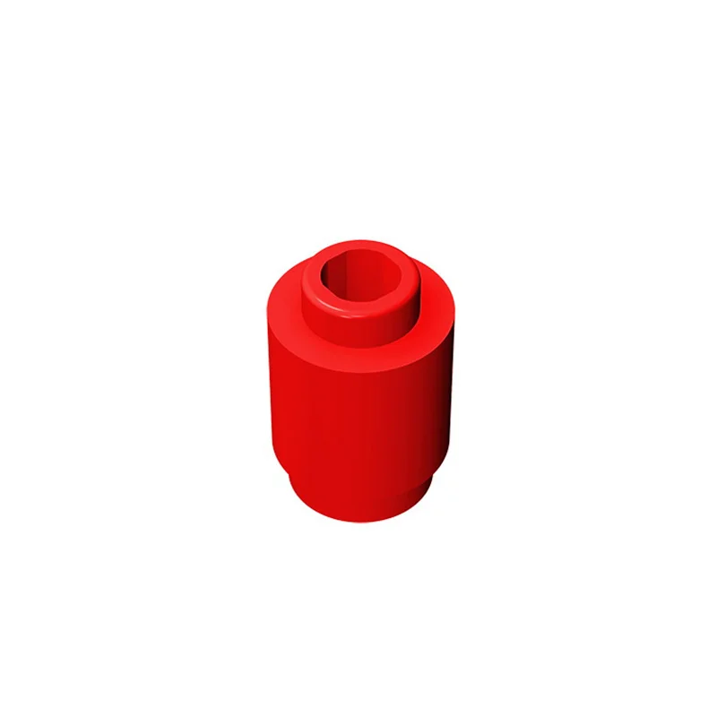 Color: Blue - 50PCS 3062b 30068 35390 3062 Accessories 1x1 Cylindrical Brick DIY Buildings? Blocks Educational Toys City Toy