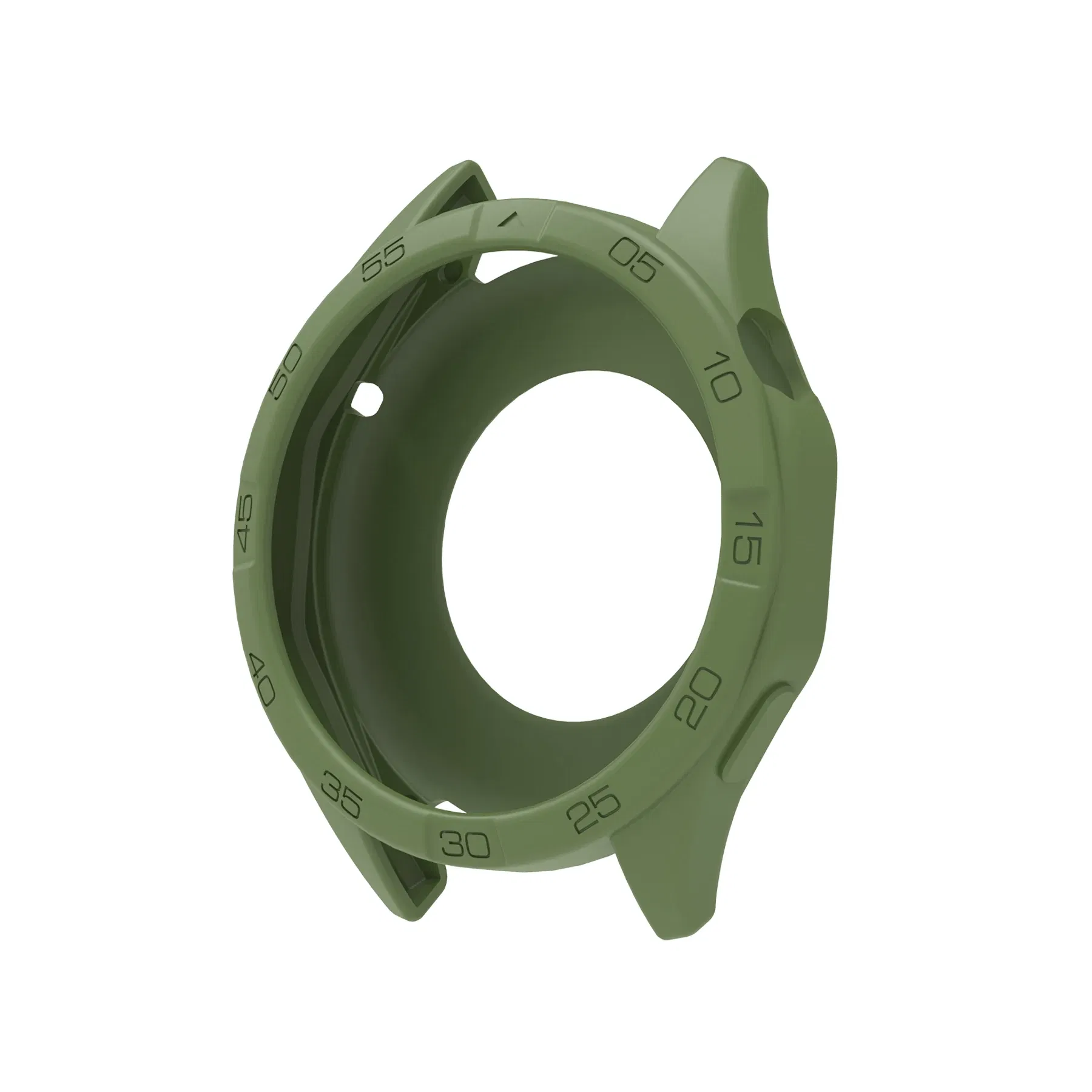 Color: Lazurite, Dial Diameter: 2 - 3.9 Inches - Soft Silicone Case For Huawei Watch GT 4 46mm Hollow Watch Shell Flexible and Durable Watch Protection Accessories