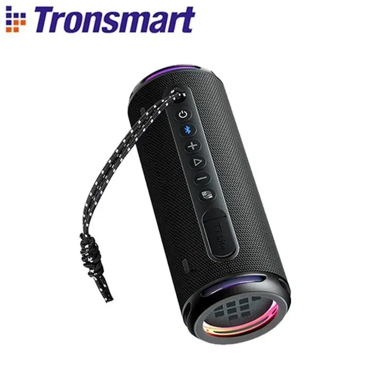 Color: Beige, Ships From: CHINA - New! Tronsmart T7 Lite Bluetooth Speaker Enhanced Bass Portable Speaker with 24H Playtime, APP Control, IPX7 Waterproof for