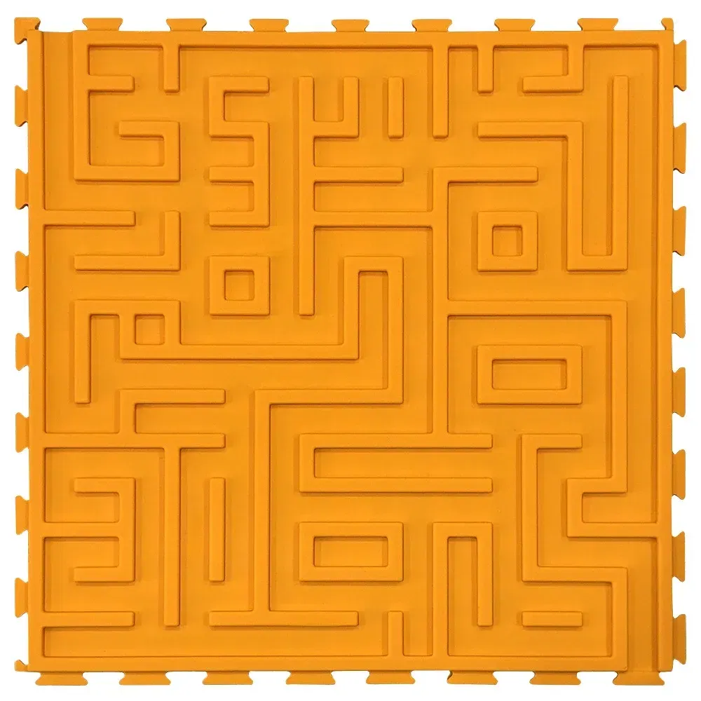 Color: Orange - Children's Tactile Sensory Training Mat Acupressure Pad Foot Massage Mat Children's Baby Acupressure Pad Toe Pressure Pad