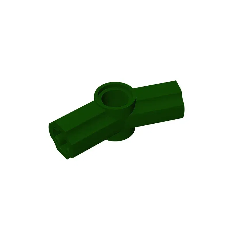 Color: WHITE - Gobricks GDS-918 Technical, Axle and Pin Connector Angled #3 - 157.5 degrees compatible with lego 32016 Building Blocks