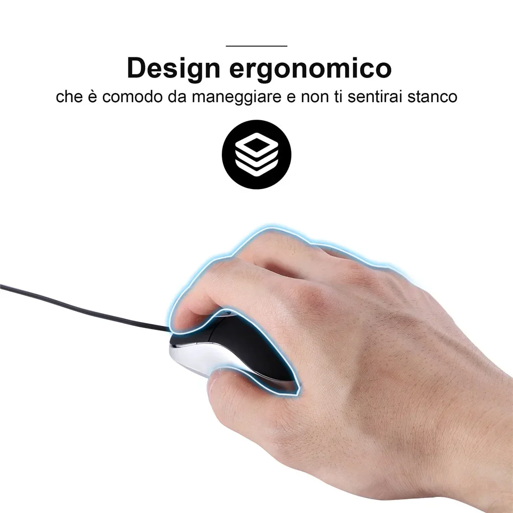 Color: Red - Mini Portable Wired Mouse Retractable USB Cable Ergonomic Mause Anti Winding Office Computer Mice Retractable Adjustable Mice