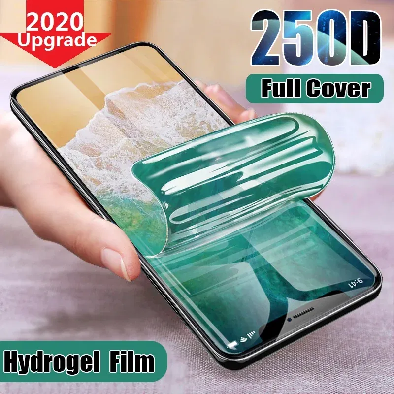 Color: Lucent - Protective Hydrogel Film for iPhone XS Max X XR Screen Protector for iPhone XR X XS Max (Not Glass) Protection Protect Foil Film