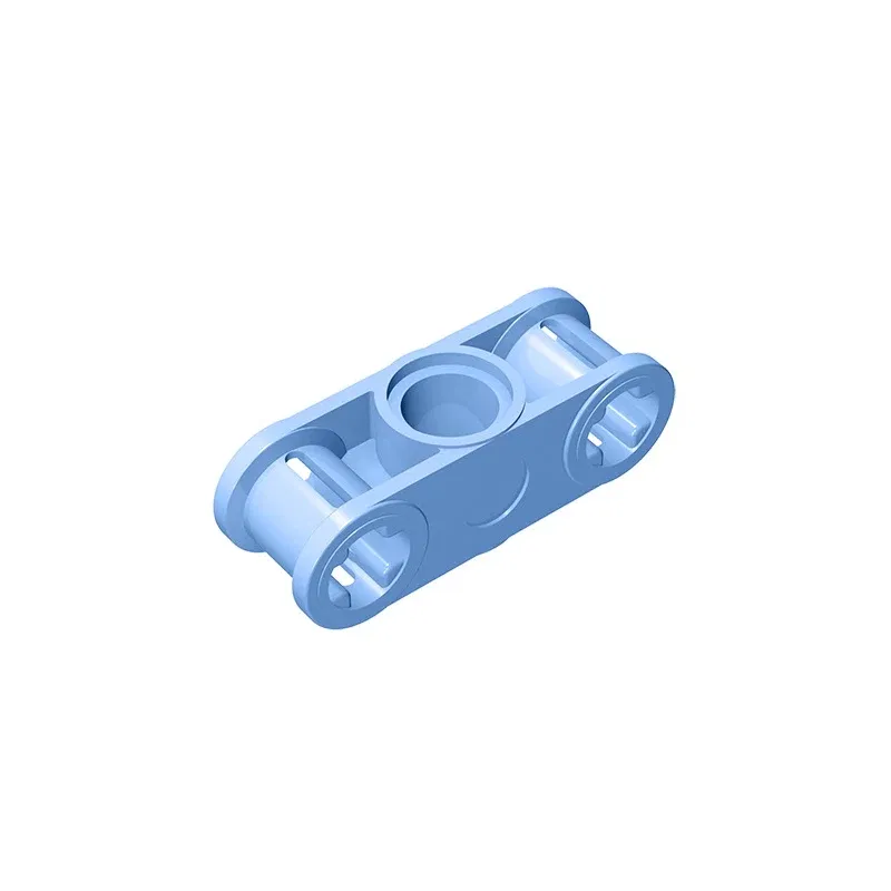 Color: light yellow - MOC PARTS GDS-935 Technical, Axle and Pin Connector Perpendicular 3L with Center Pin Hole compatible with lego 32184