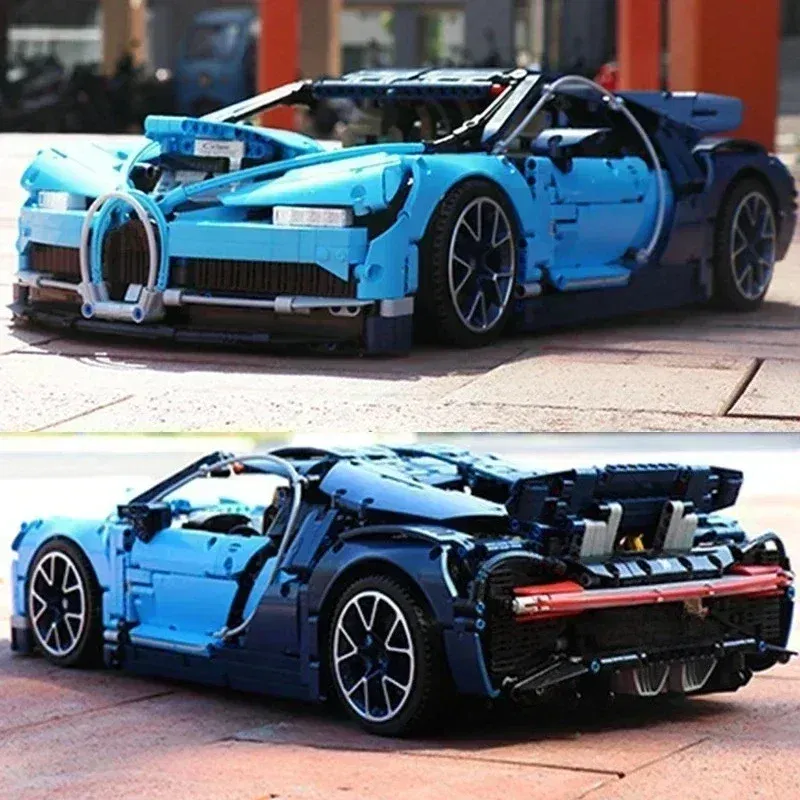 Color: Chocolate, Size: 4XL - 3599PCS Super Racing Car High-Tech Buga 1:8 Model Building Blocks 42083 Bricks Kids Toy Children Adults Christmas Birthday Gifts